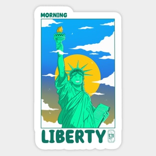 Morning Liberty Sticker